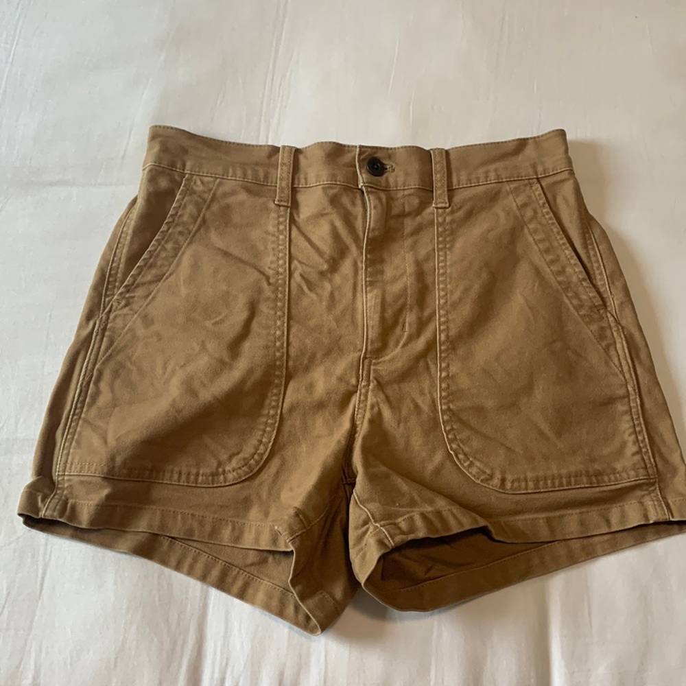 Madewell The Perfect Vintage Fatigue Short Size 28 in Dried Straw